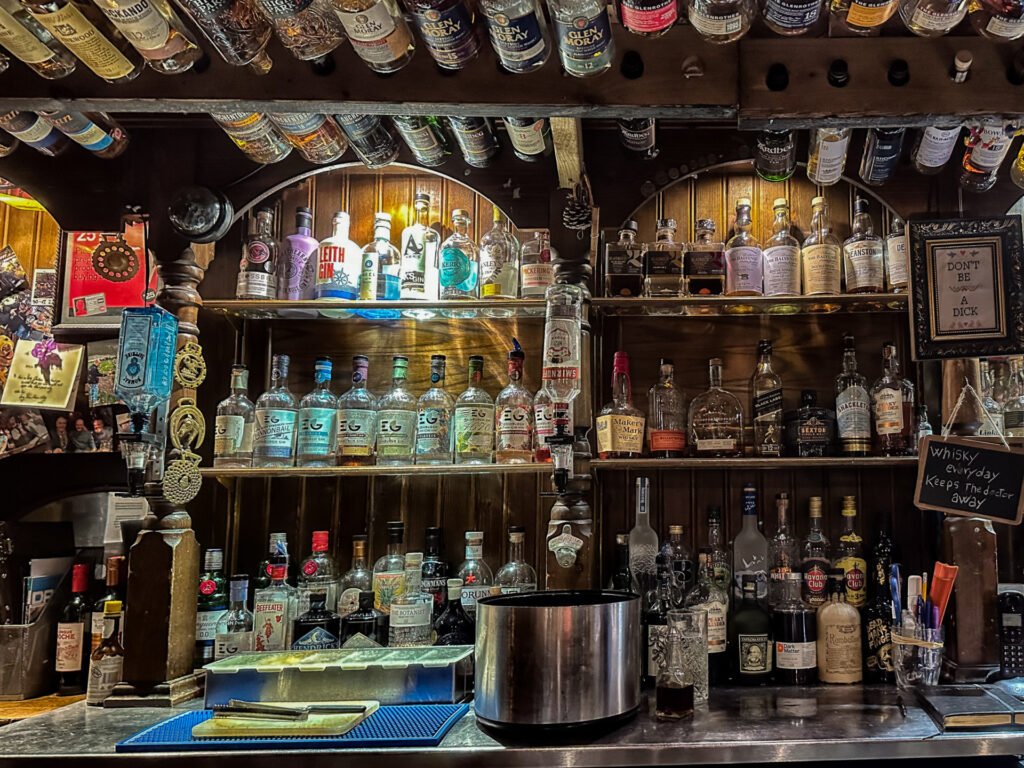 whisky bar Edimburgo