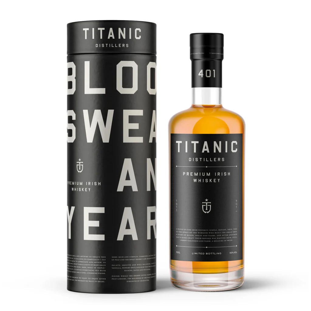 titanic premium irish whiskey